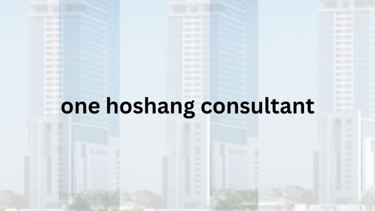 One Hoshang Consultant: A Comprehensive Guide